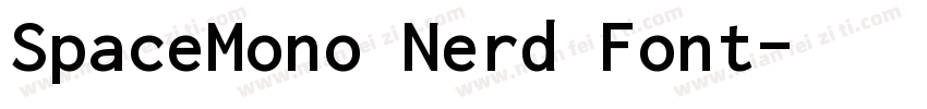 SpaceMono Nerd Font字体转换